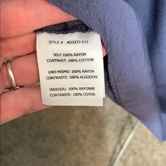 a’reve Dress Blue with Flower Print - Picture 6 of 7